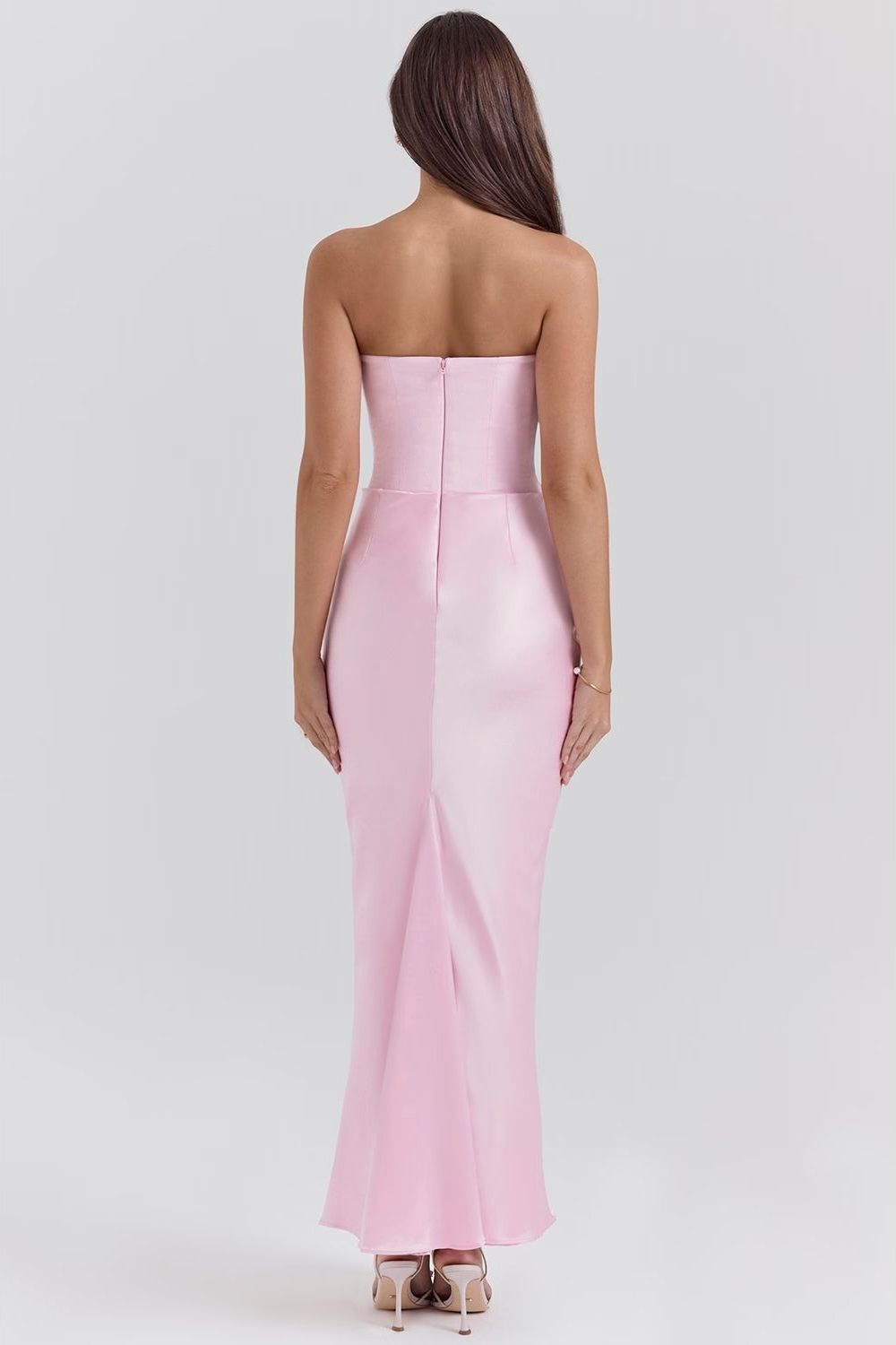 Sequined Fitted Maxi Dress for Women – Party and Evening Dress