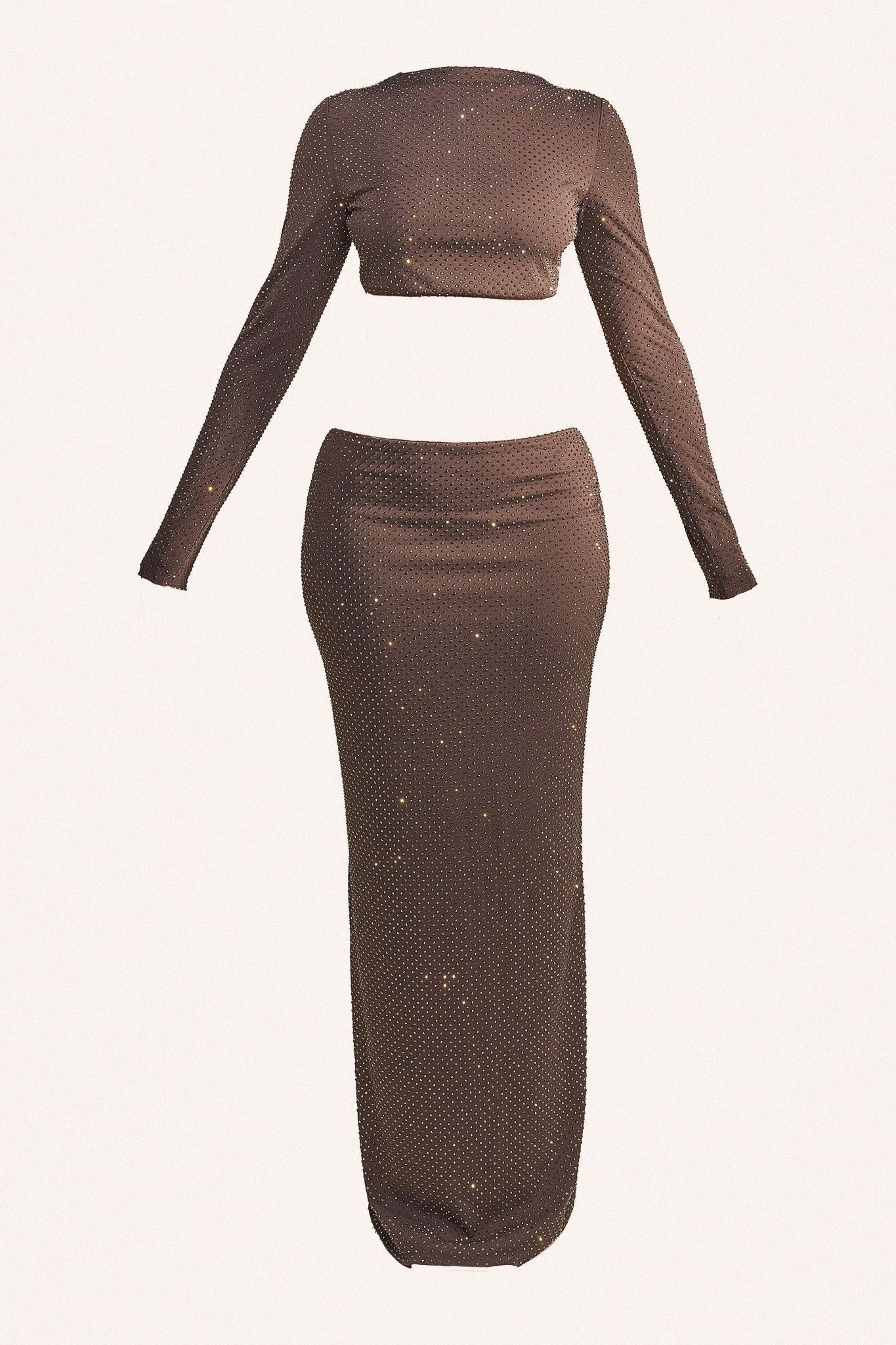 Long Sleeve Sparkle Maxi Dress for Women – Sequin Evening Gown