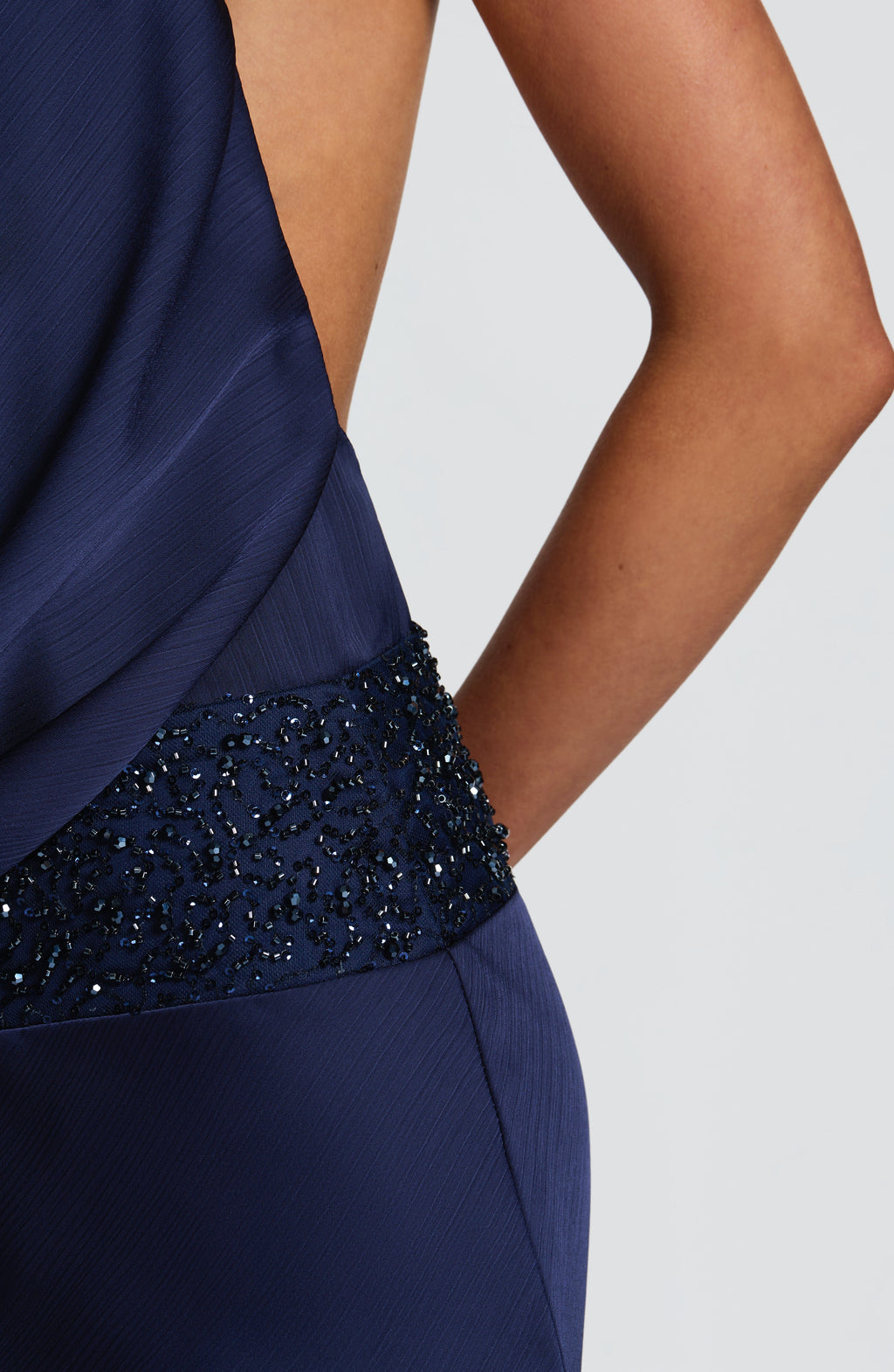 Armelle Navy Maxi Dress - Effortless Elegance S.M