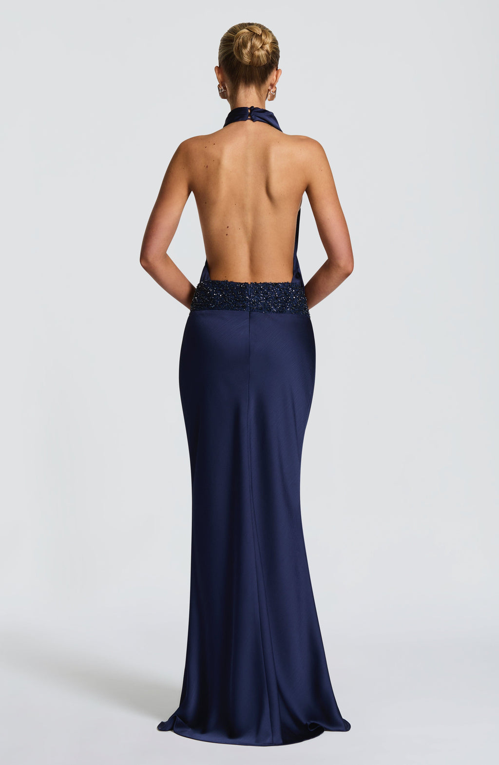 Armelle Navy Maxi Dress - Effortless Elegance S.M