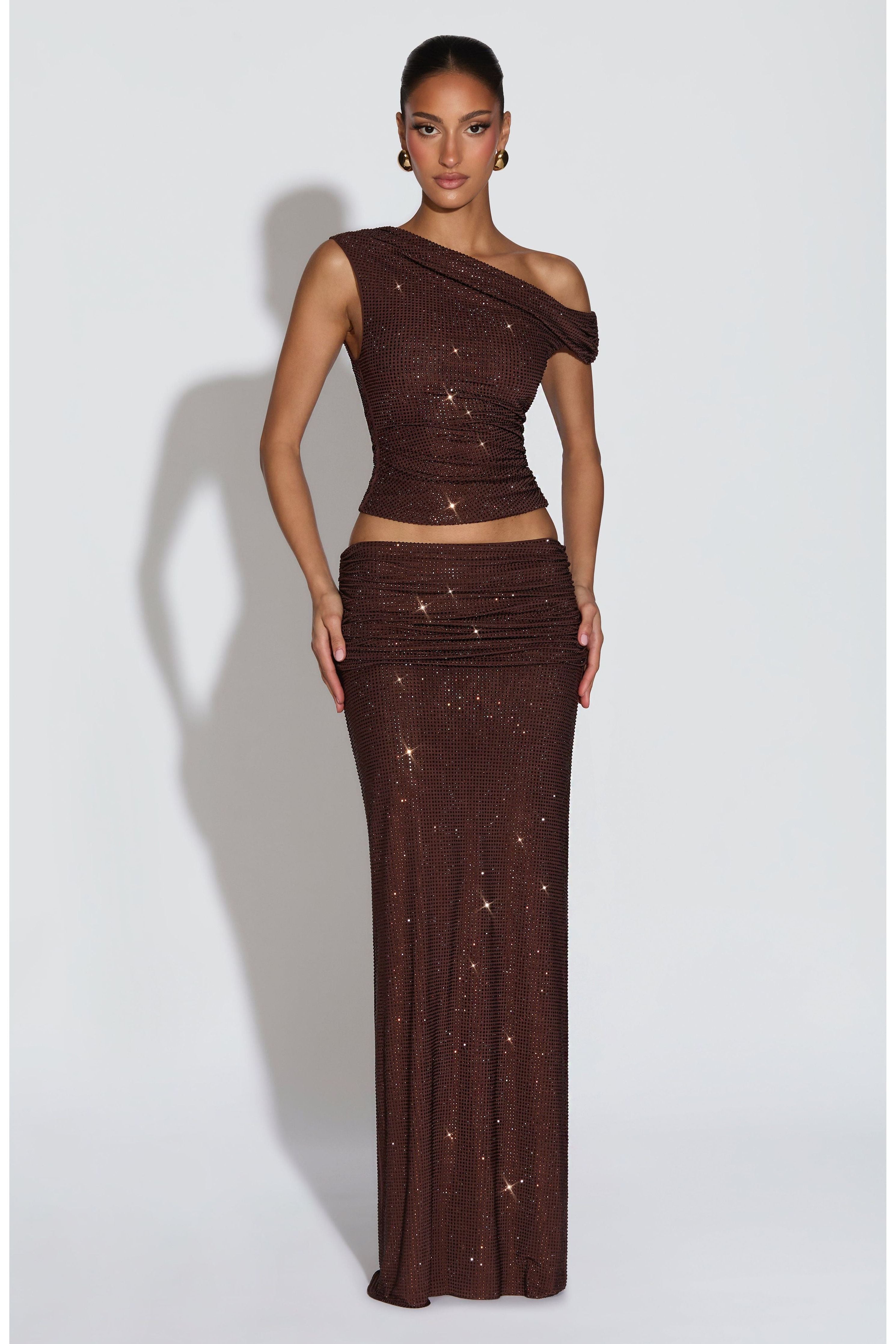 Amara Set – Brown - LÚVENA FASHION