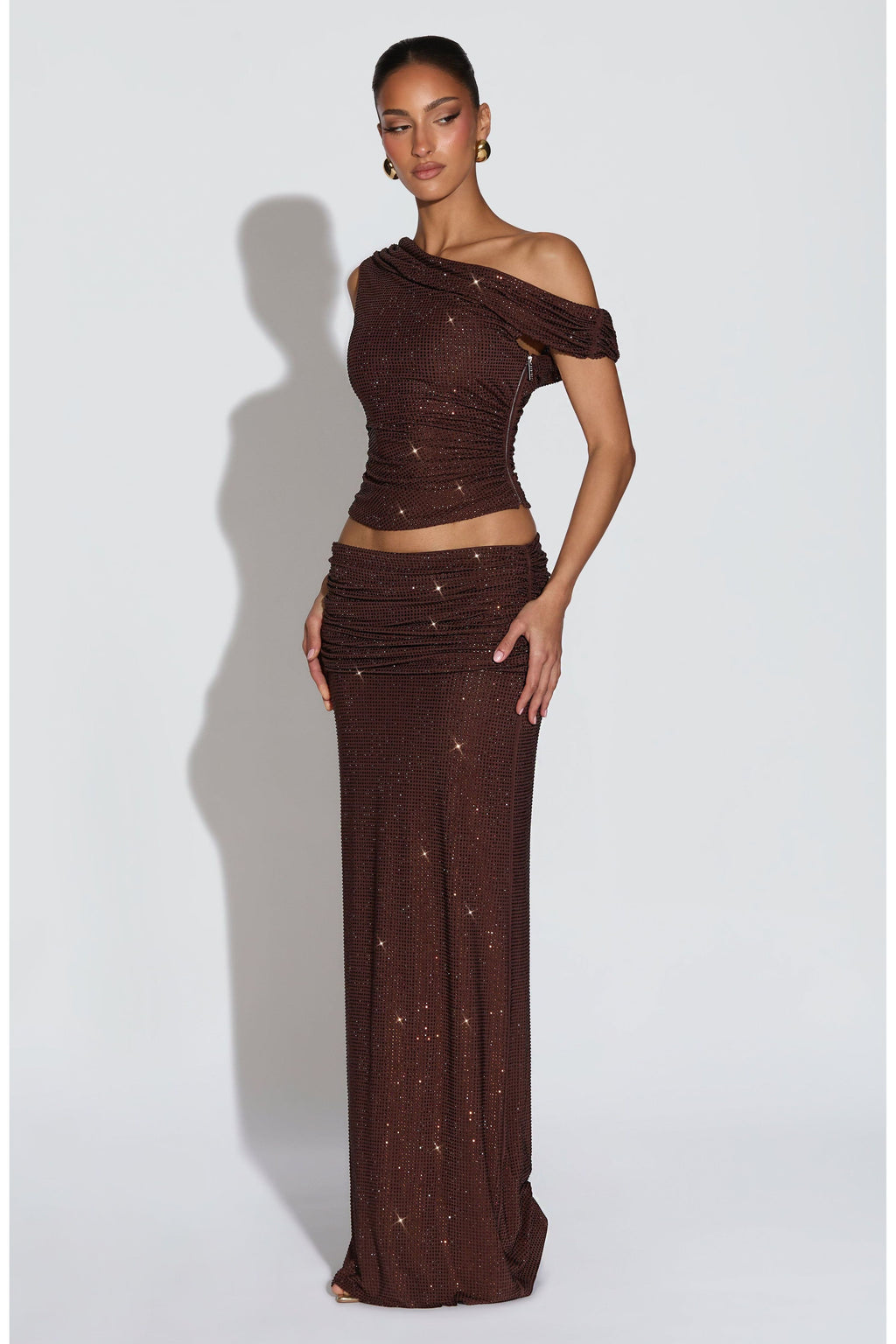 Amara Set – Brown - LÚVENA FASHION