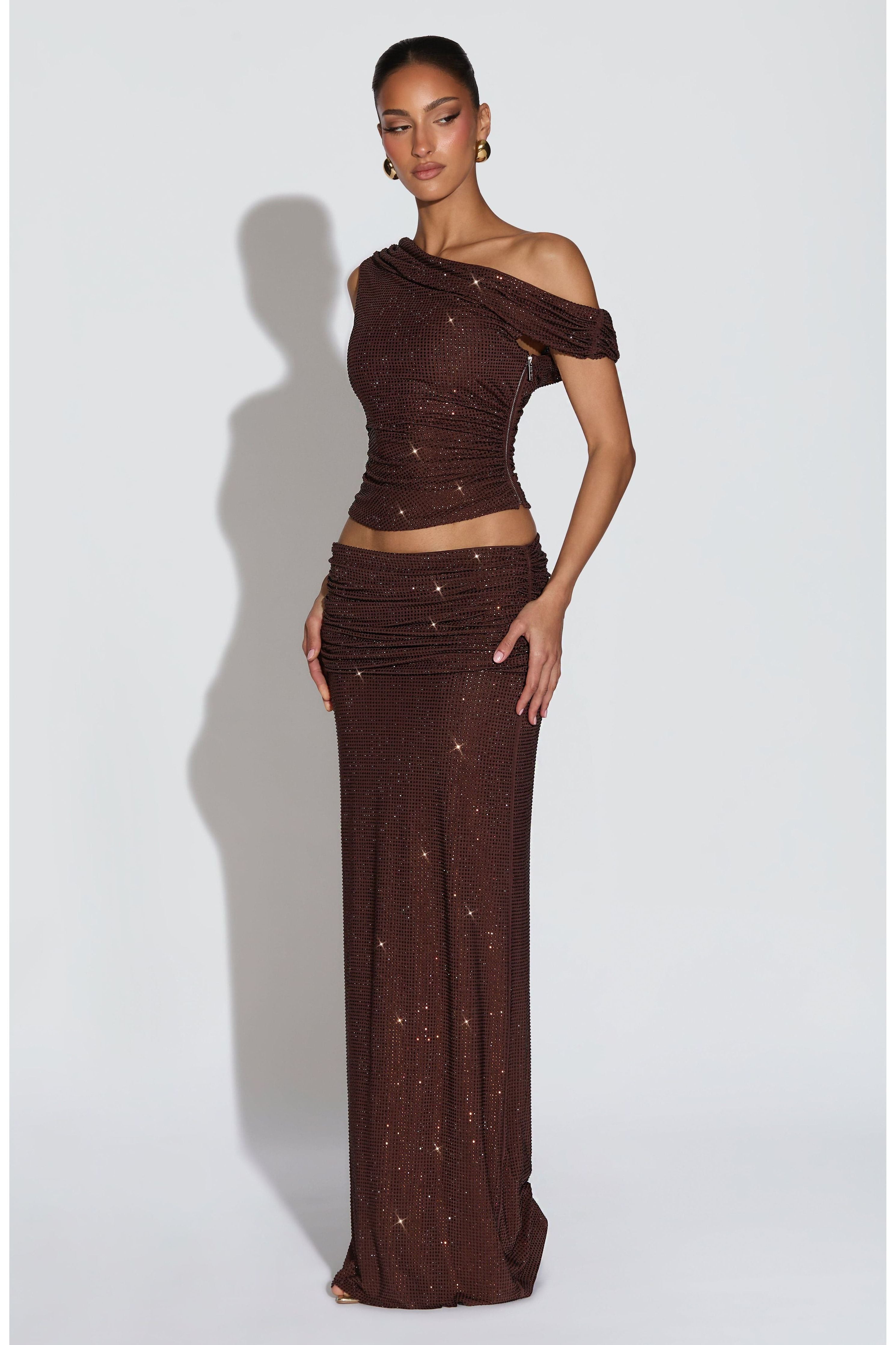 Amara Set – Brown - LÚVENA FASHION