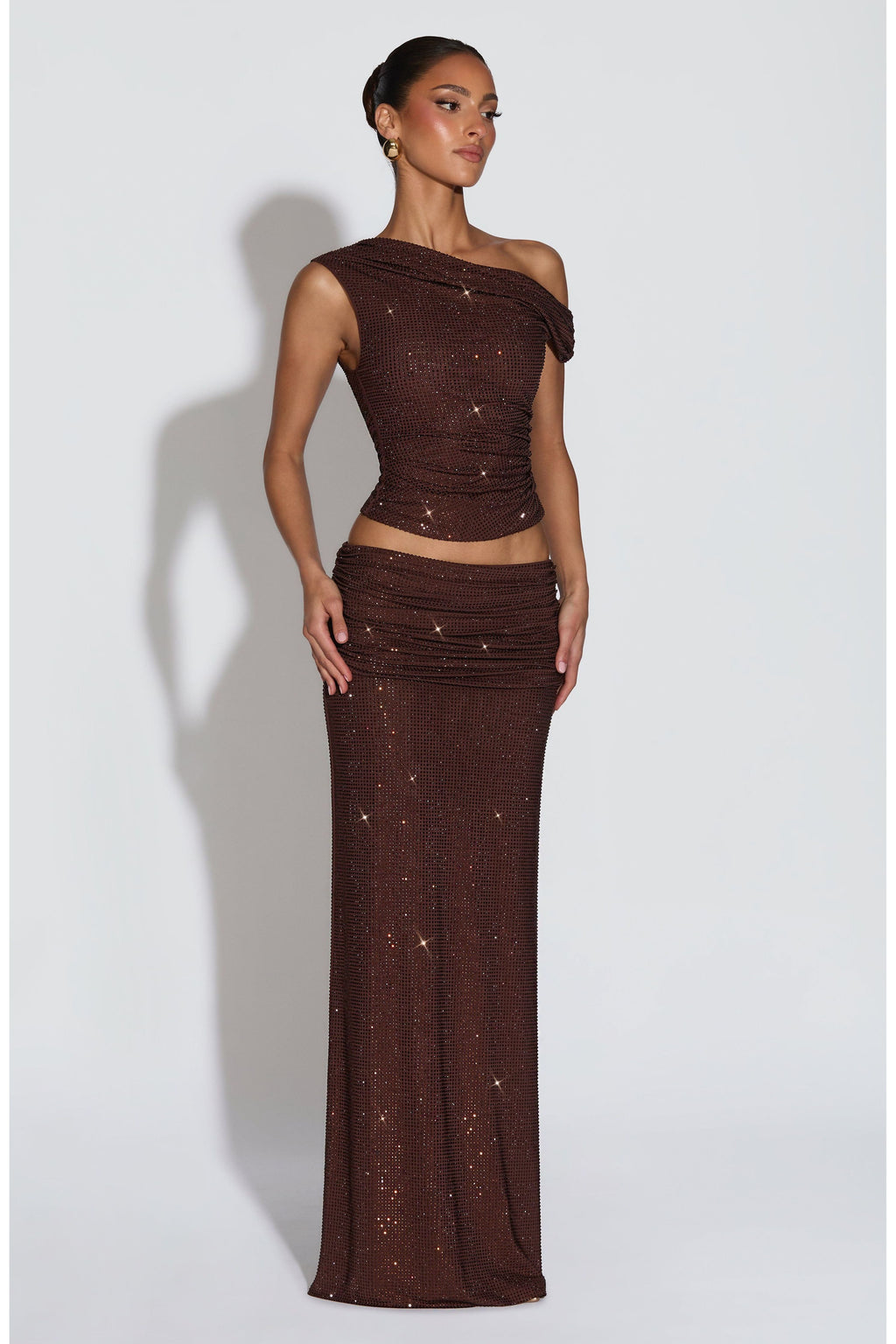 Amara Set – Brown - LÚVENA FASHION