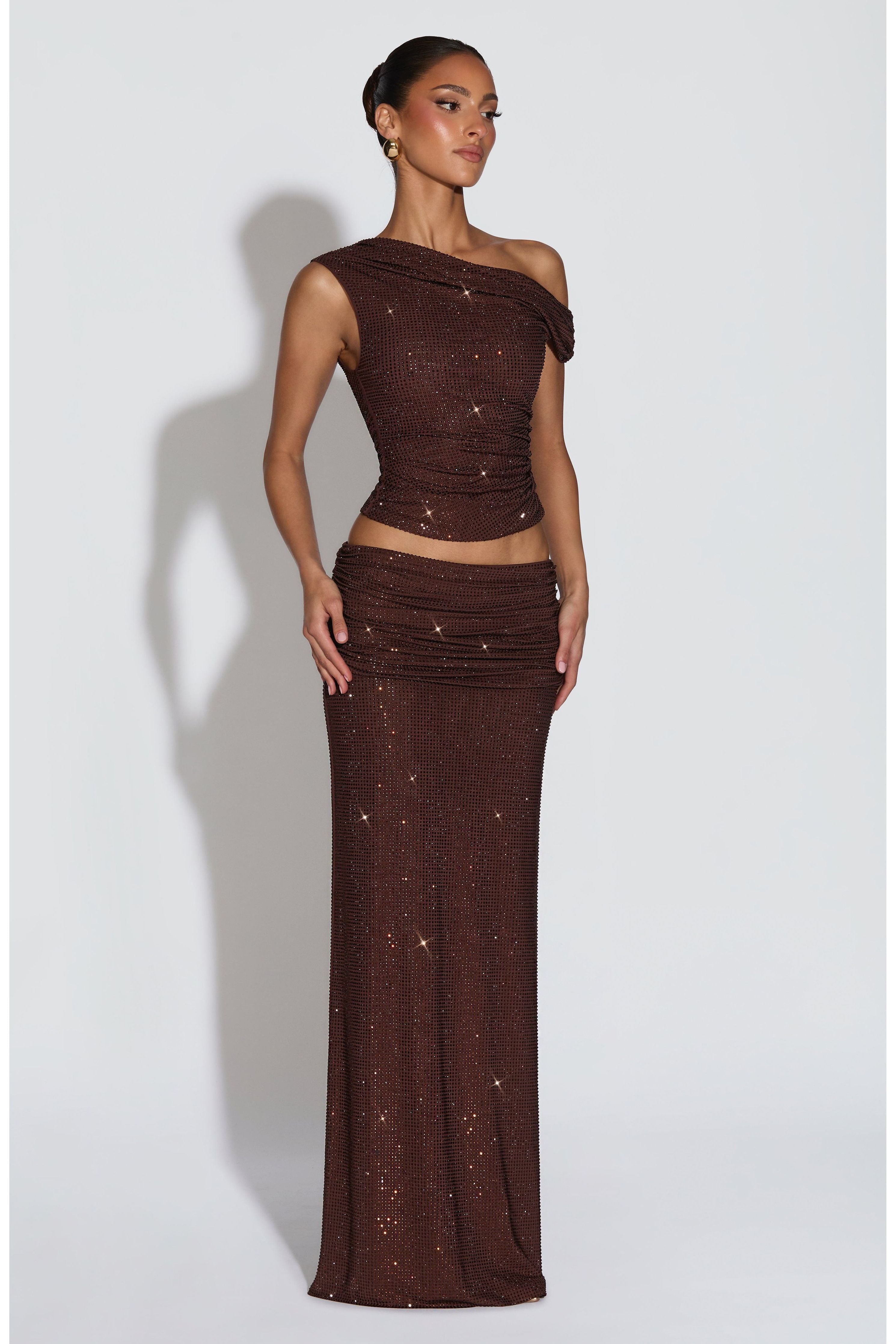 Amara Set – Brown - LÚVENA FASHION