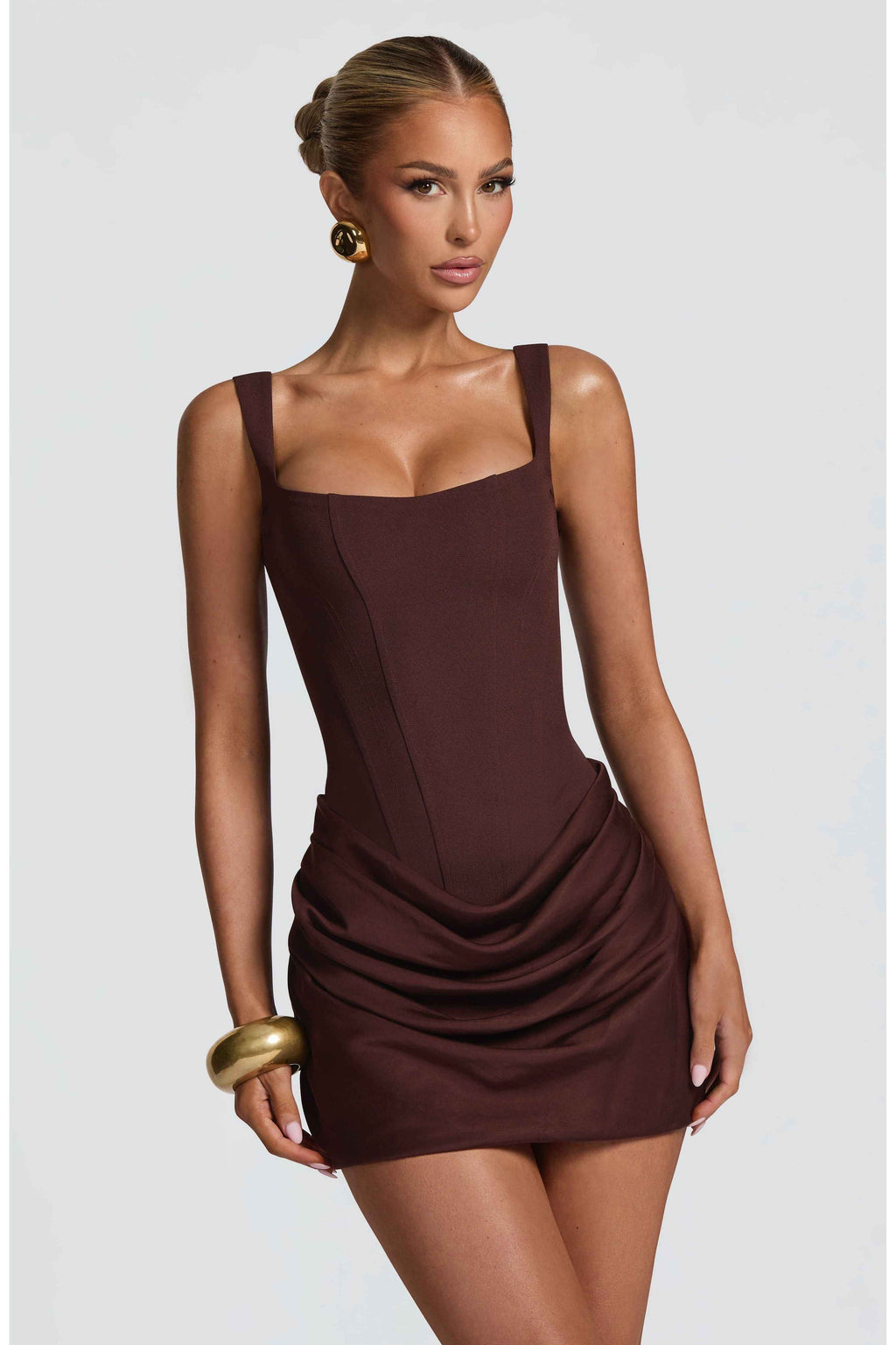 Fitted Bustier Mini Dress for Women – Party and Evening Dress