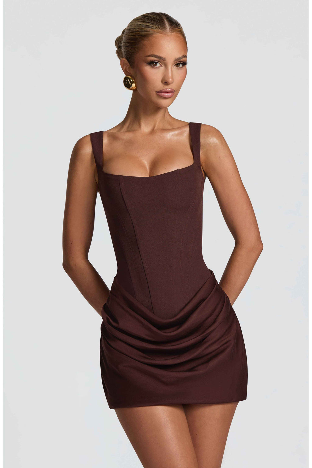 Fitted Bustier Mini Dress for Women – Party and Evening Dress