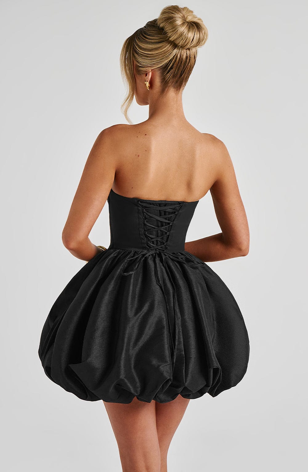 Chic Bodycon Mini Dress for Women – Party Dress – Black
