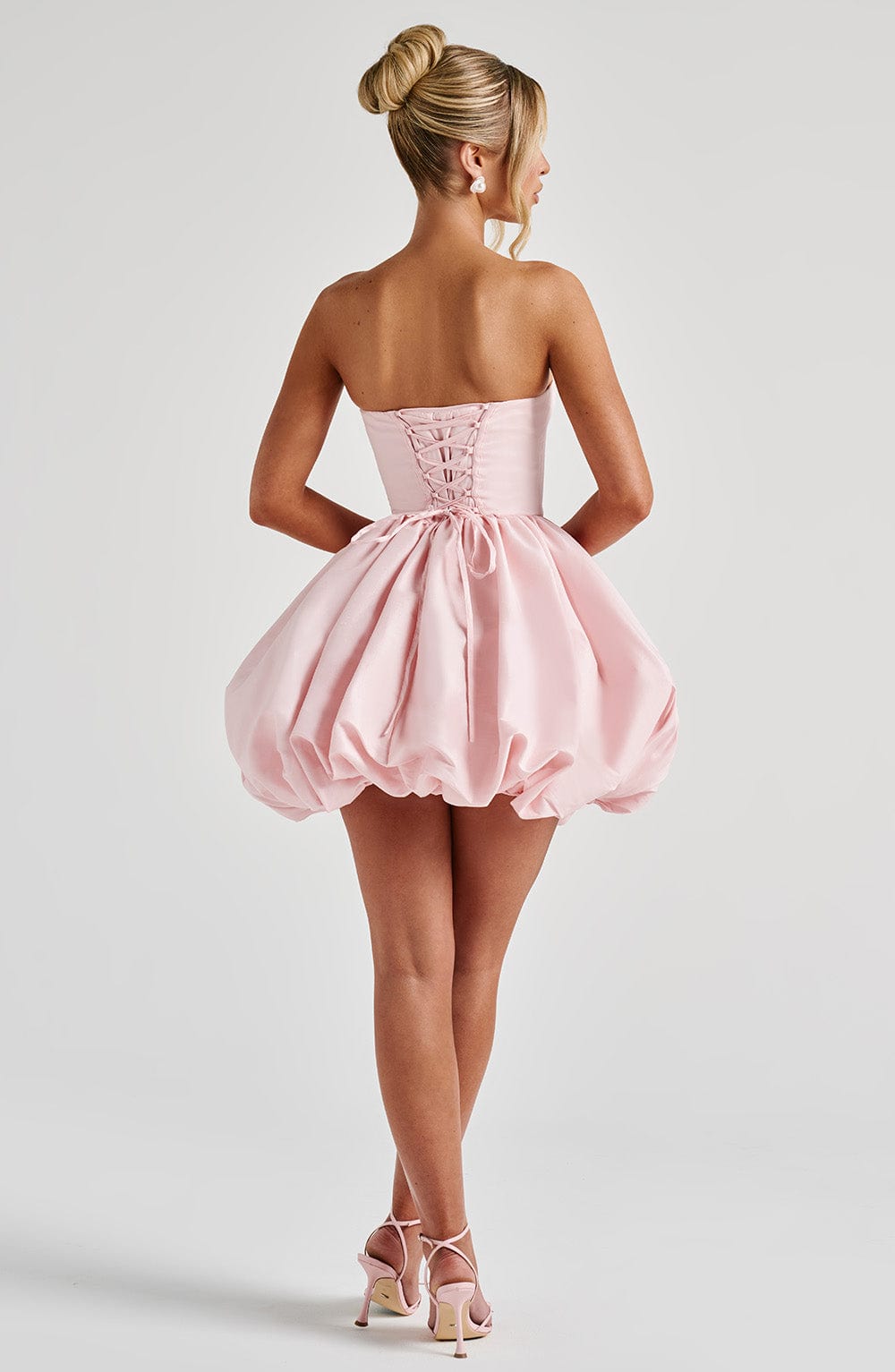 Chic Bodycon Mini Dress for Women – Party Dress – Blush