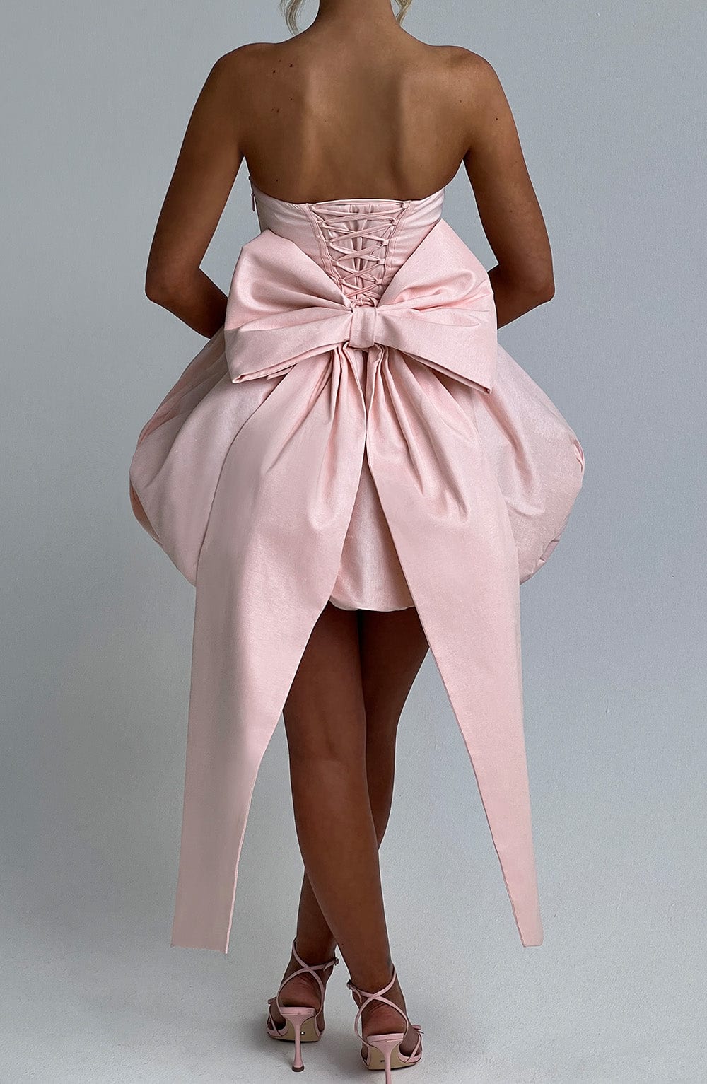 Chic Bodycon Mini Dress for Women – Party Dress – Blush