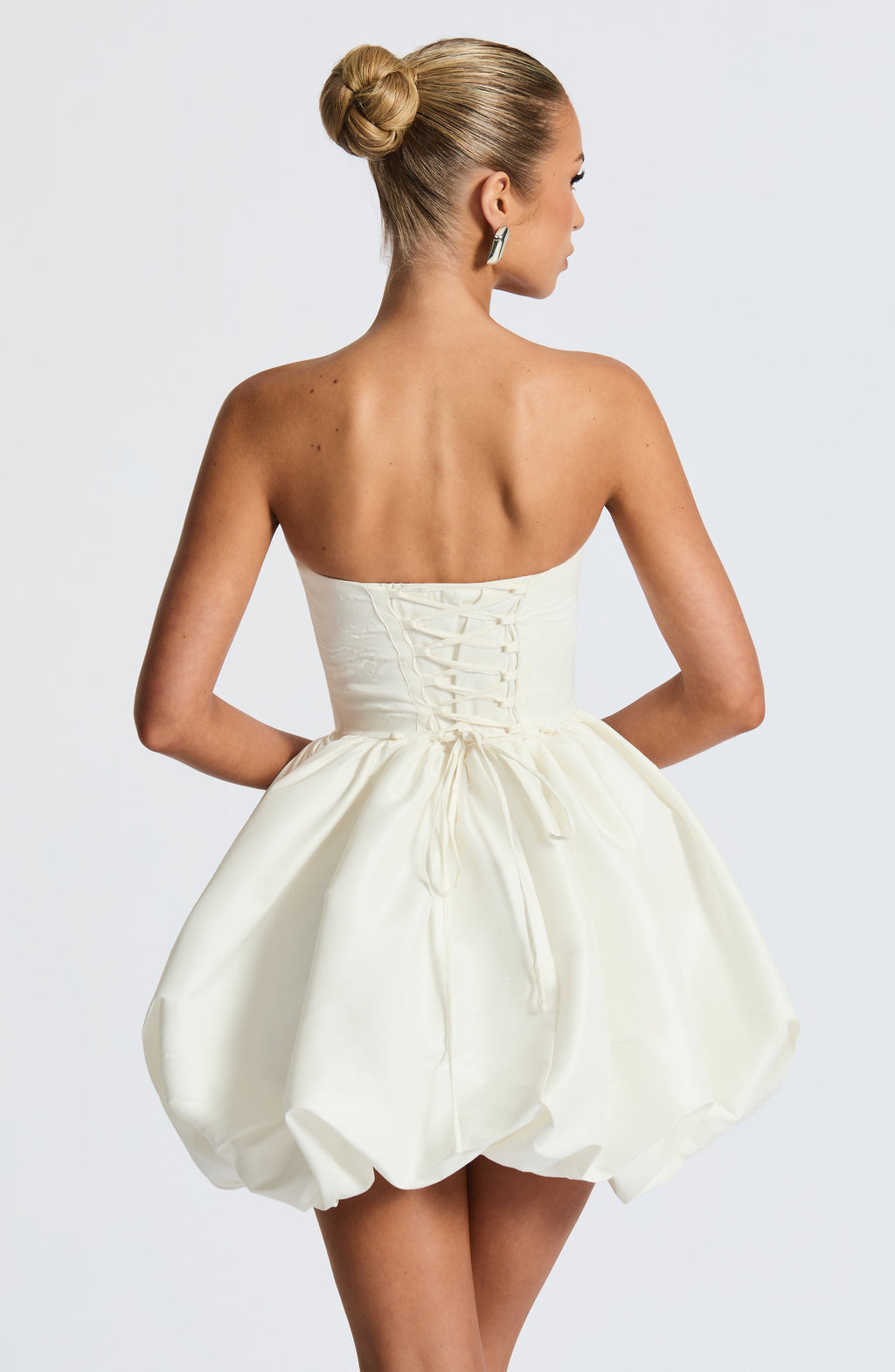 Chic Bodycon Mini Dress for Women – Party Dress – Ivory