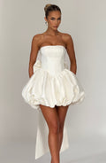 Chic Bodycon Mini Dress for Women – Party Dress – Ivory