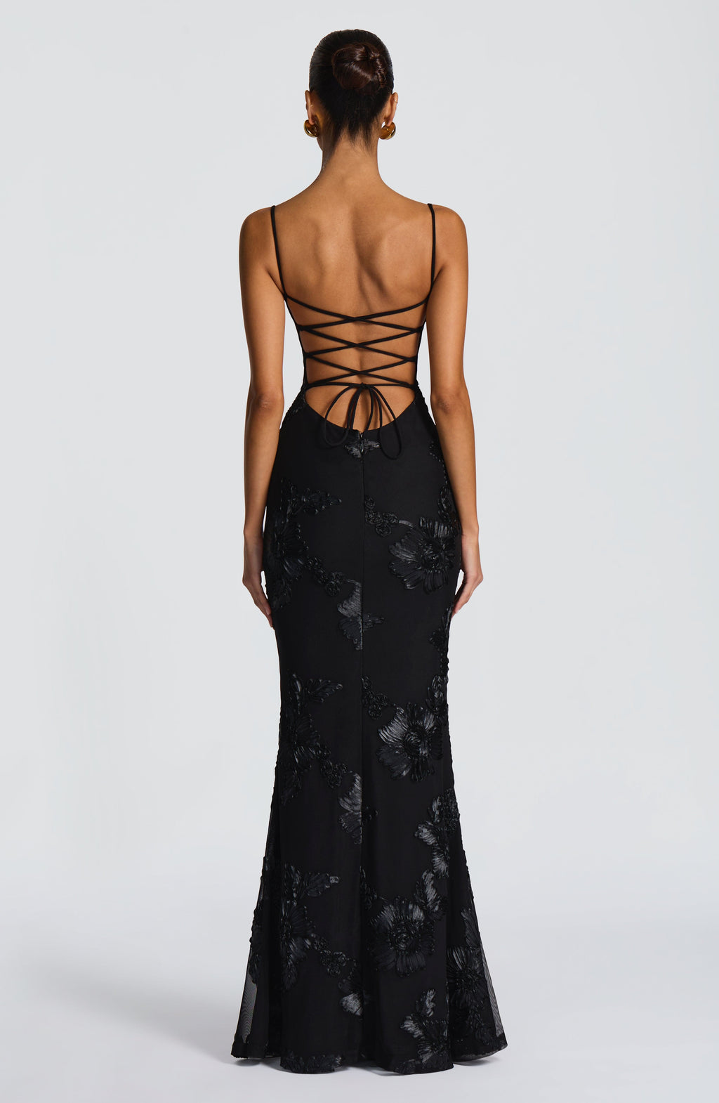 Nefertiti Maxi Dress in Black - Elegant and Timeless S.M