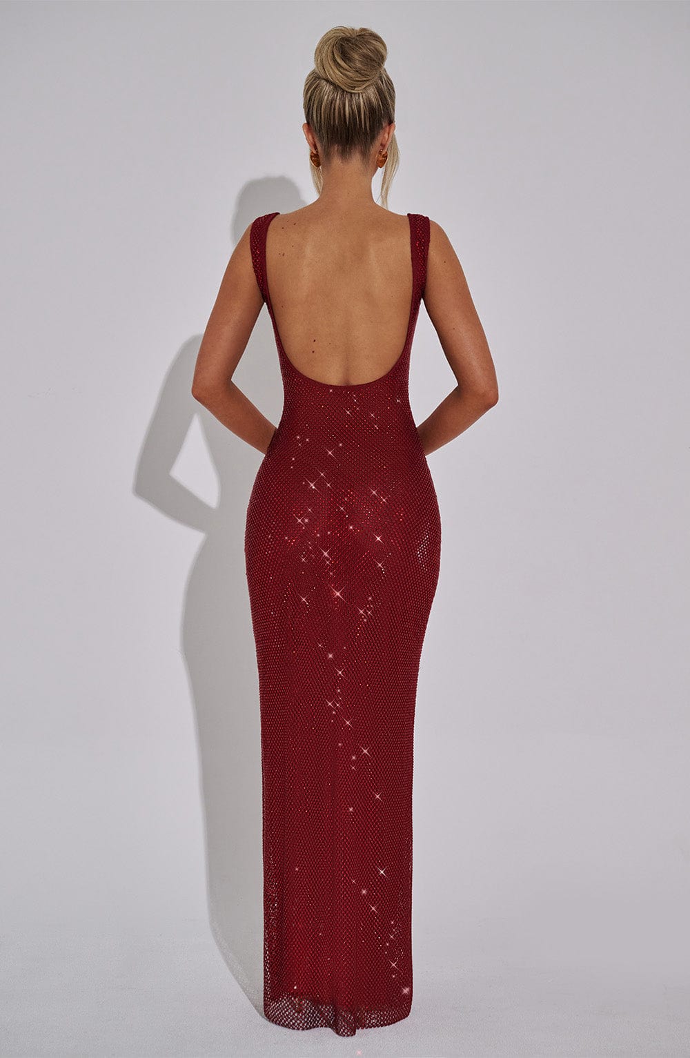 Petra Maxi Dress - Wine Luvena Fashion.