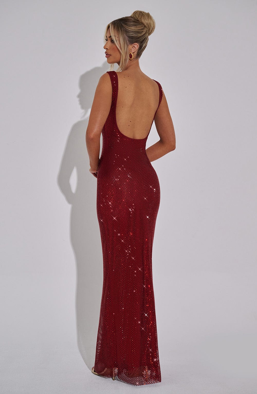 Petra Maxi Dress - Wine Luvena Fashion.